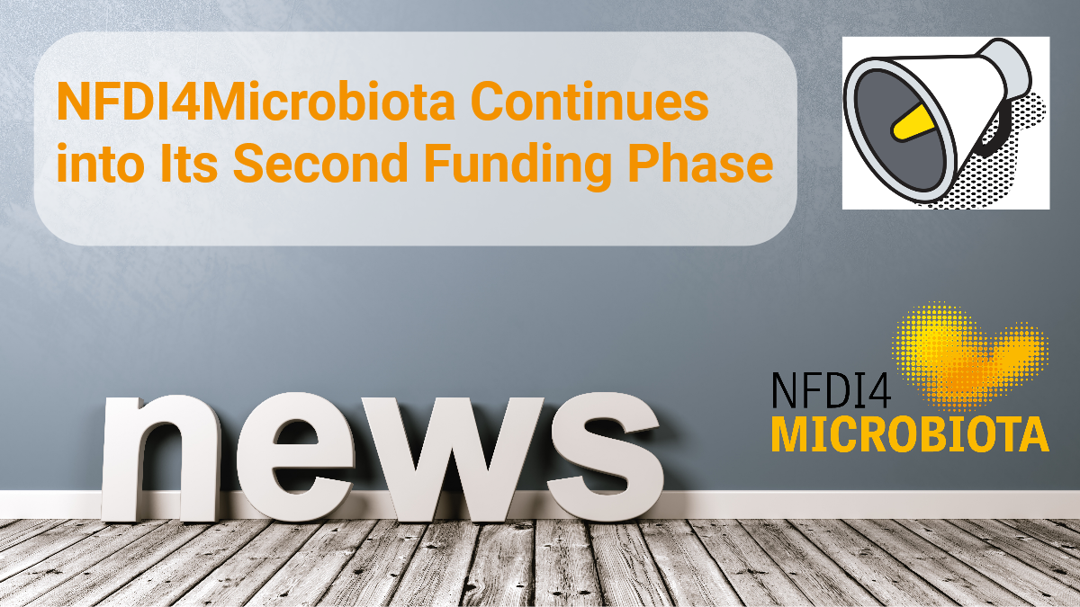 NFDI4Microbiota continues to the second phase