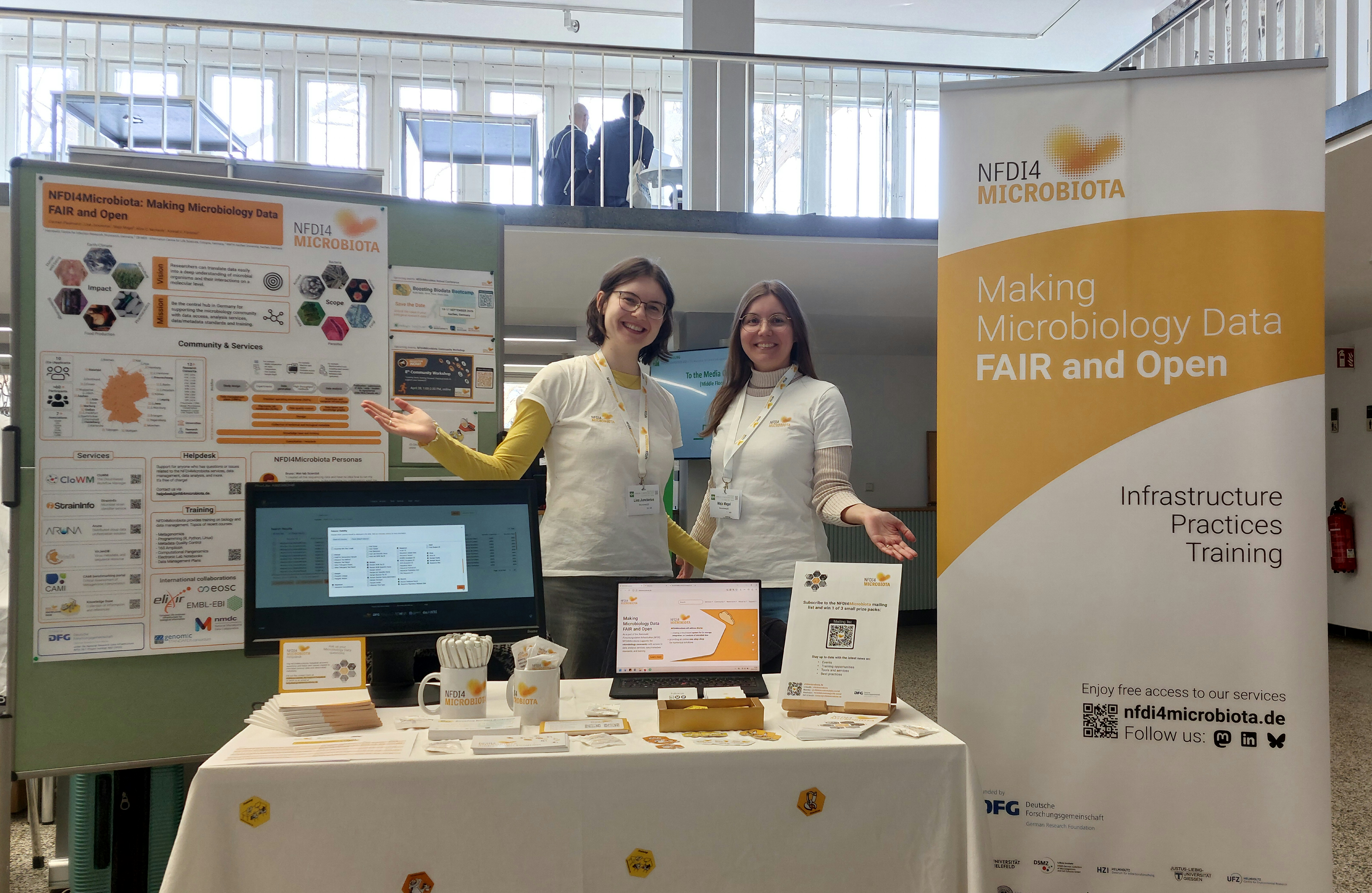 NFDI4Microbiota booth at VAAM 2026