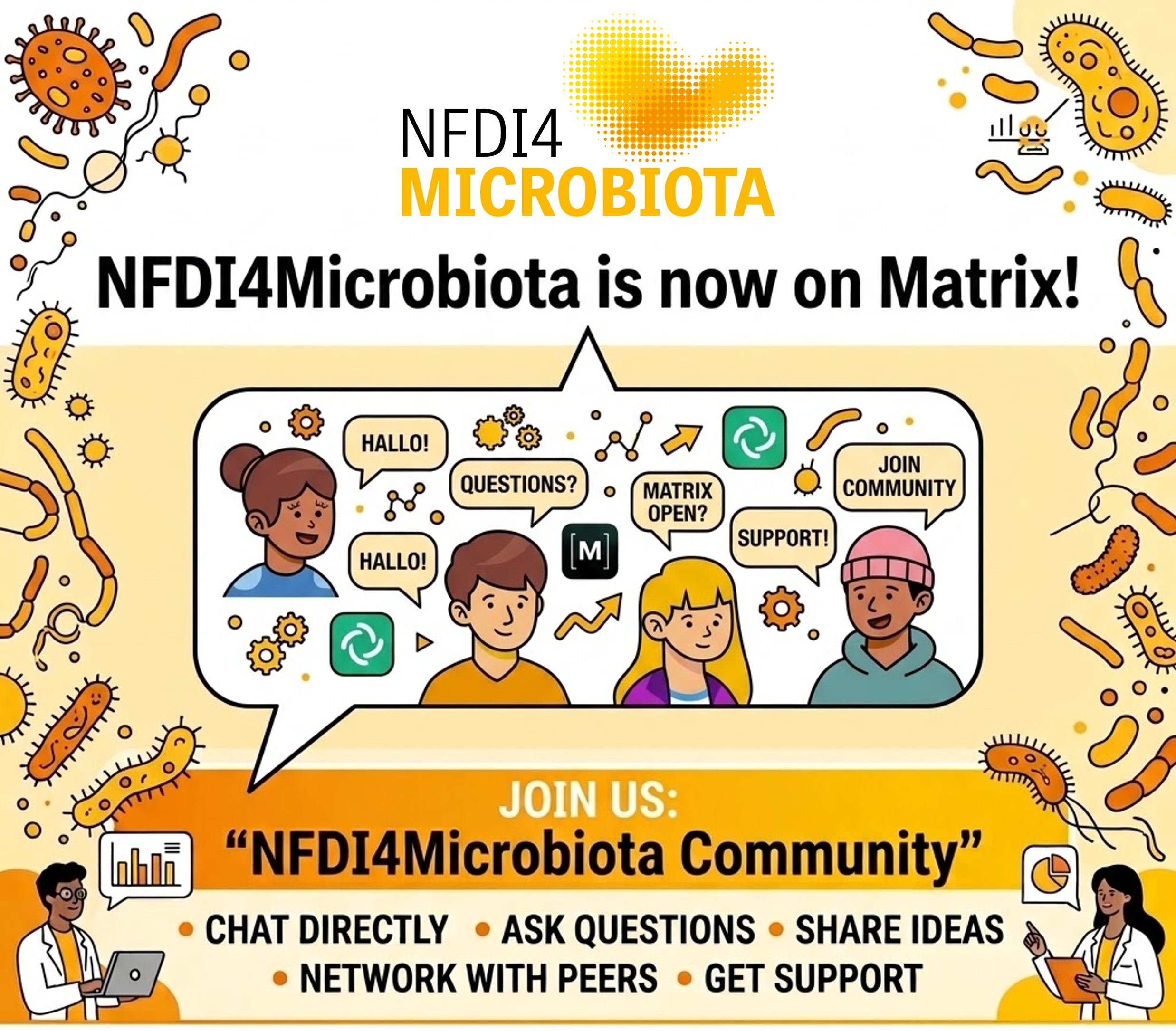 NFDI4Microbiota on Matrix