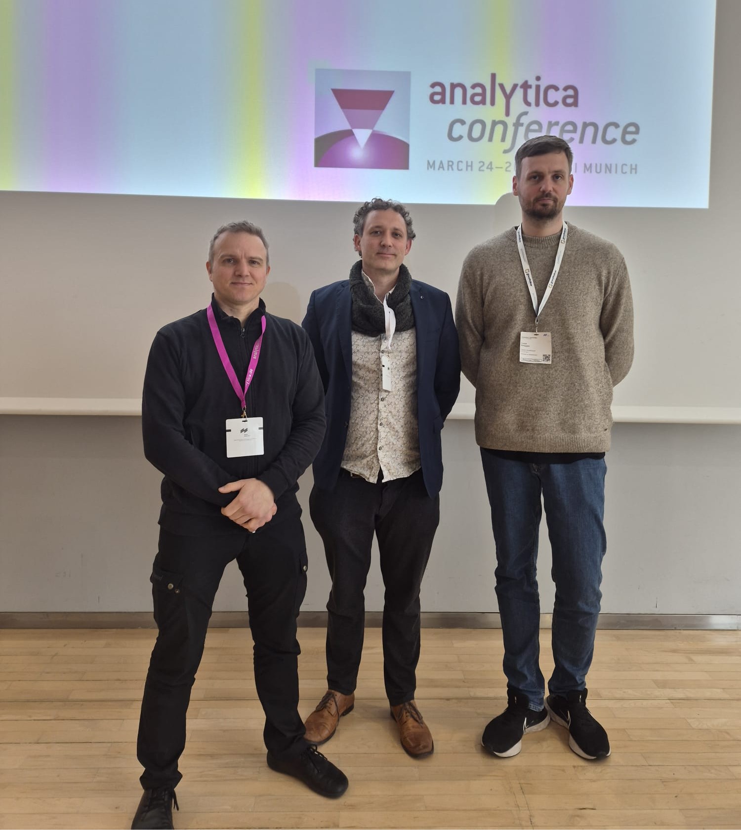 analytica 2026: Konrad Förstner, Robert Heyer, Luca Knipper